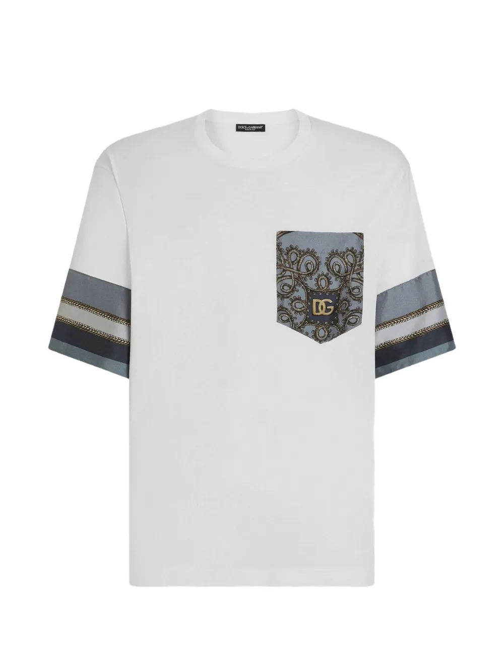 Dolce & Gabbana jersey t-shirt with print - Weiß