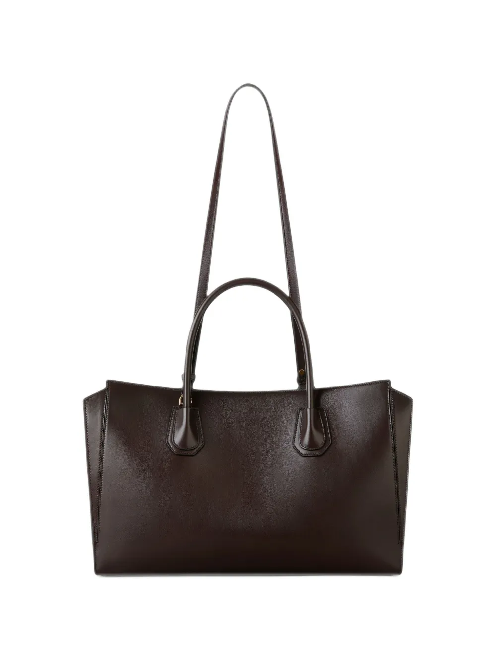 Givenchy medium Antigona catchall bag in shiny grained leather Bruin