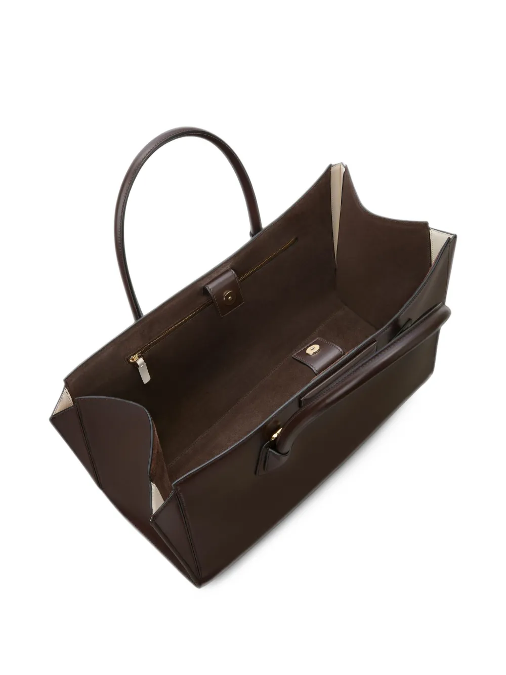 Givenchy medium Antigona catchall bag in shiny grained leather Bruin