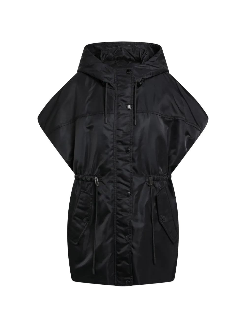 Weekend Max Mara diamond-quilted cape coat - Schwarz
