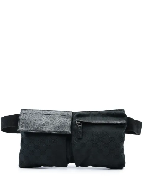 Gucci Pre-Owned cangurera de lona GG con doble bolsillo 2000-2015