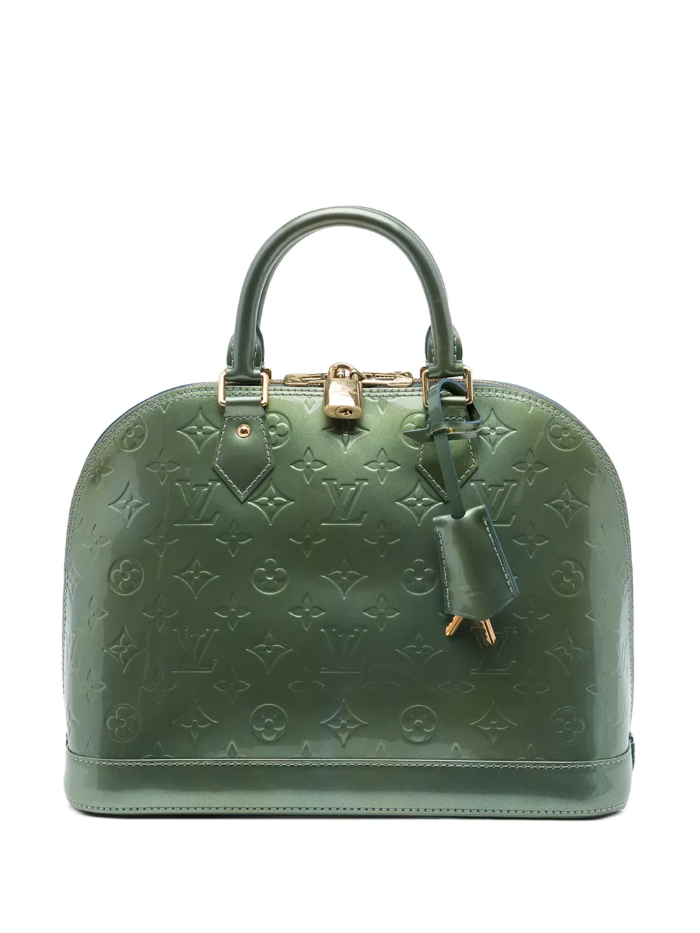 Louis Vuitton Pre-Owned 2011 Monogram Vernis Alma PM handbag - Green