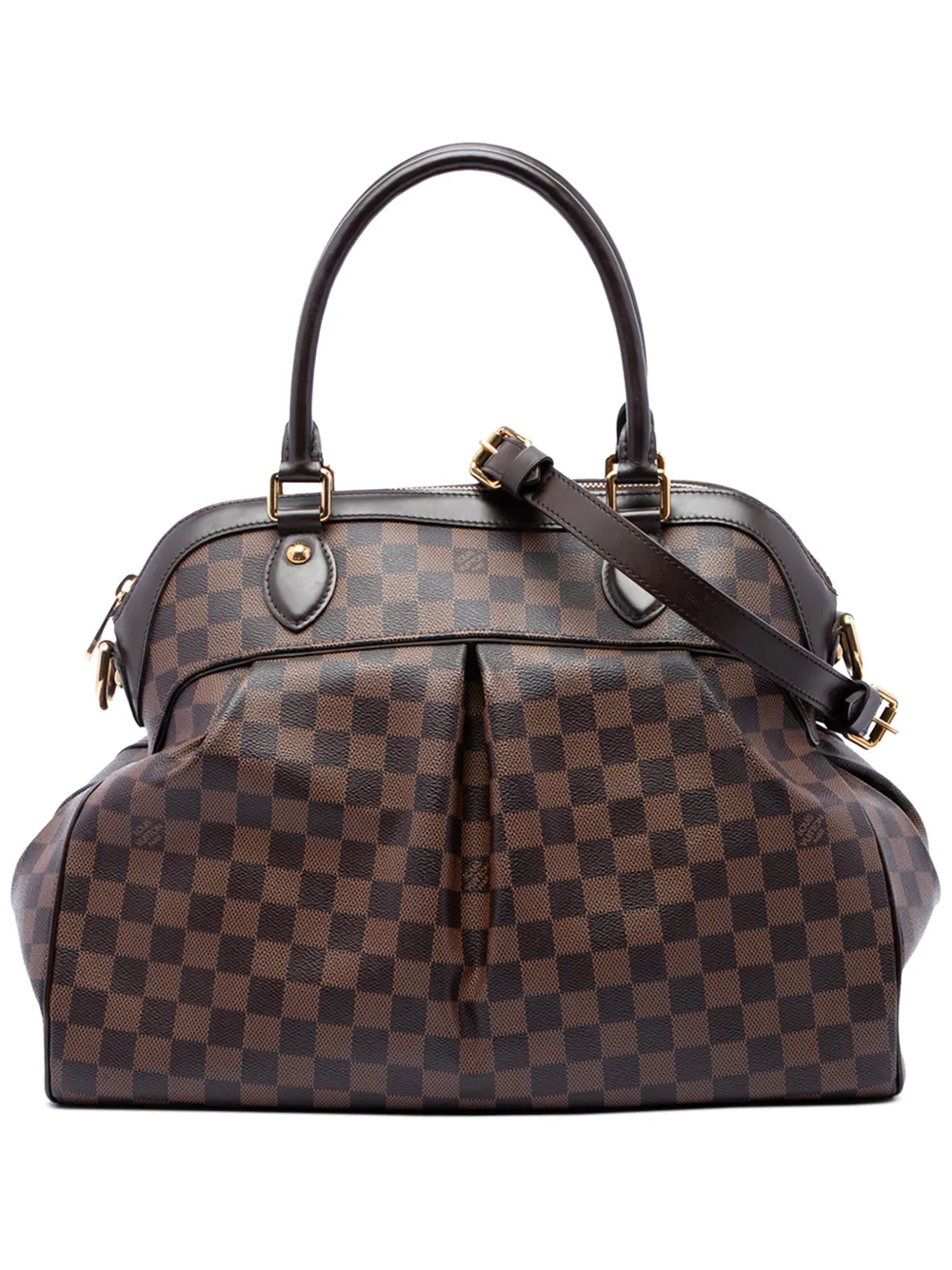 Louis Vuitton Pre-Owned 2009 Damier Ebene Trevi GM satchel - Marrone