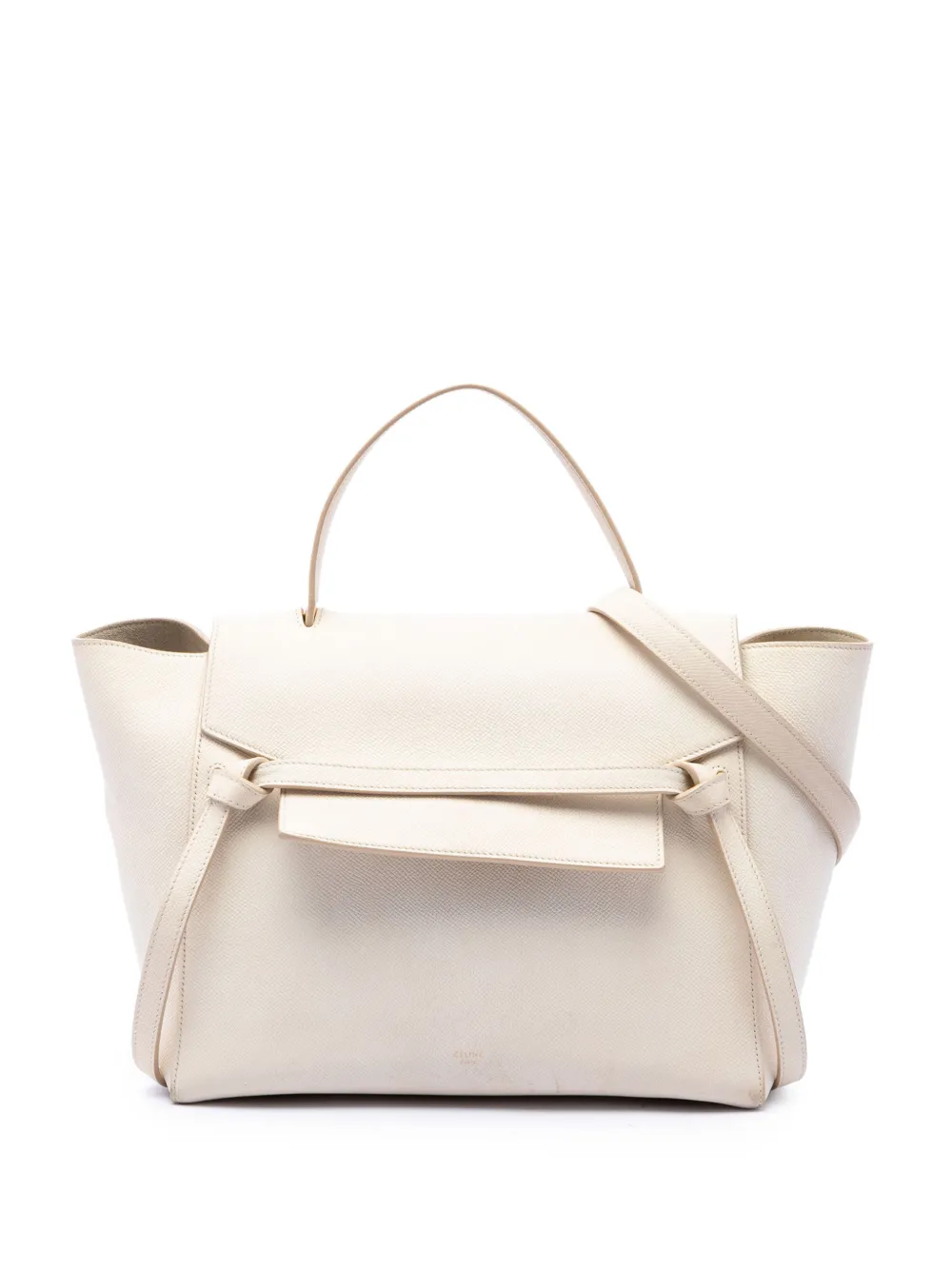 Celine Pre-Owned 2015 Mini Grained Calfskin Belt Bag satchel - Weiß