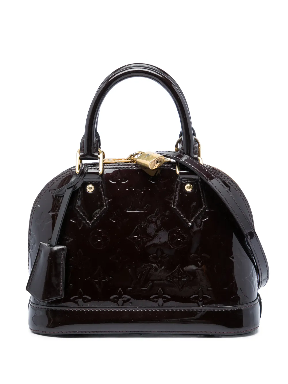 Louis Vuitton Pre-Owned 2016 Monogram Vernis Alma BB satchel - Viola