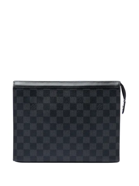 Louis Vuitton Pre-Owned 2019 Damier Graphite Pochette Voyage MM clutch bag