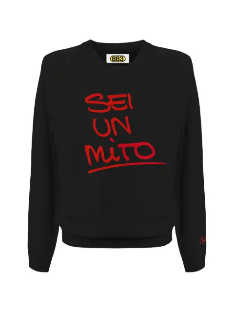 MC2 Saint Barth Heron intarsia-knit wool sweater