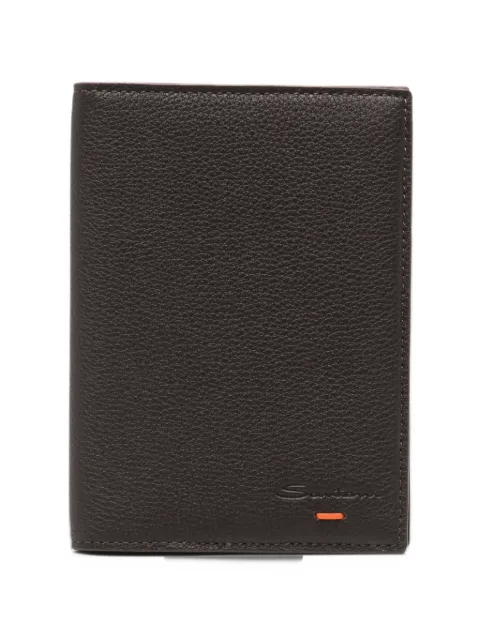 Santoni logo-detail wallet