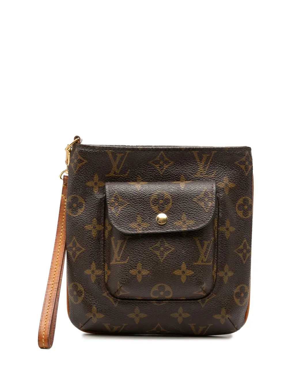Louis Vuitton Pre-Owned 2003 Monogram Partition clutch bag - Braun
