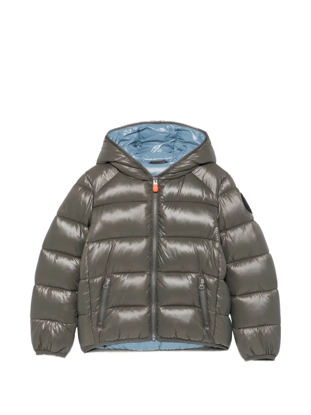 Save The Duck Kids Artie hooded padded jacket Grijs