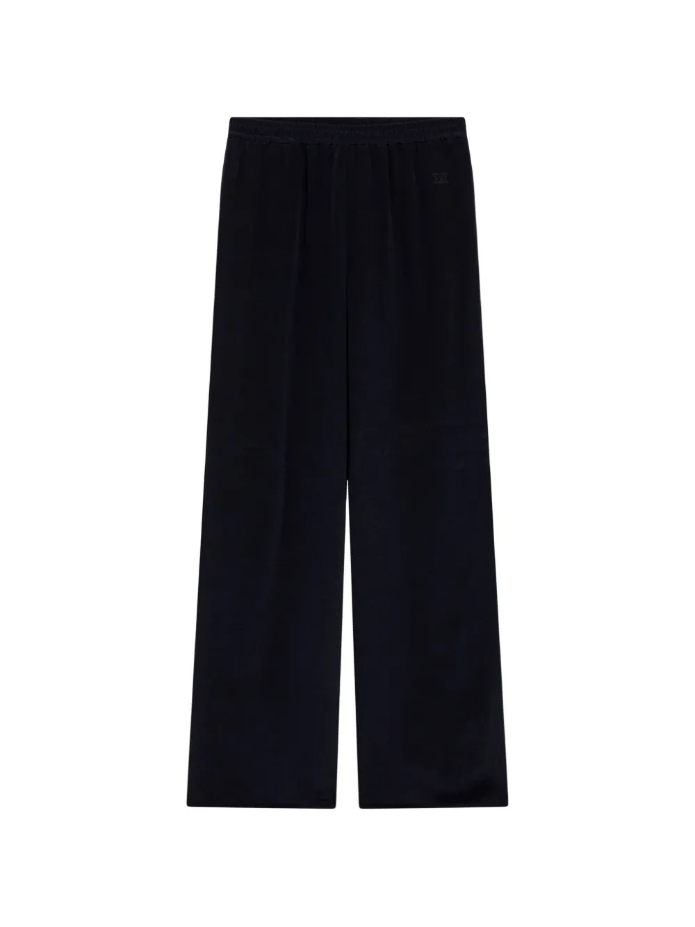 Max Mara MXMVolontasi logo-embroidered trousers Blauw