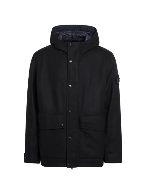 Stone Island 4100018 wool nylon flannel_S.I. Ghost parka