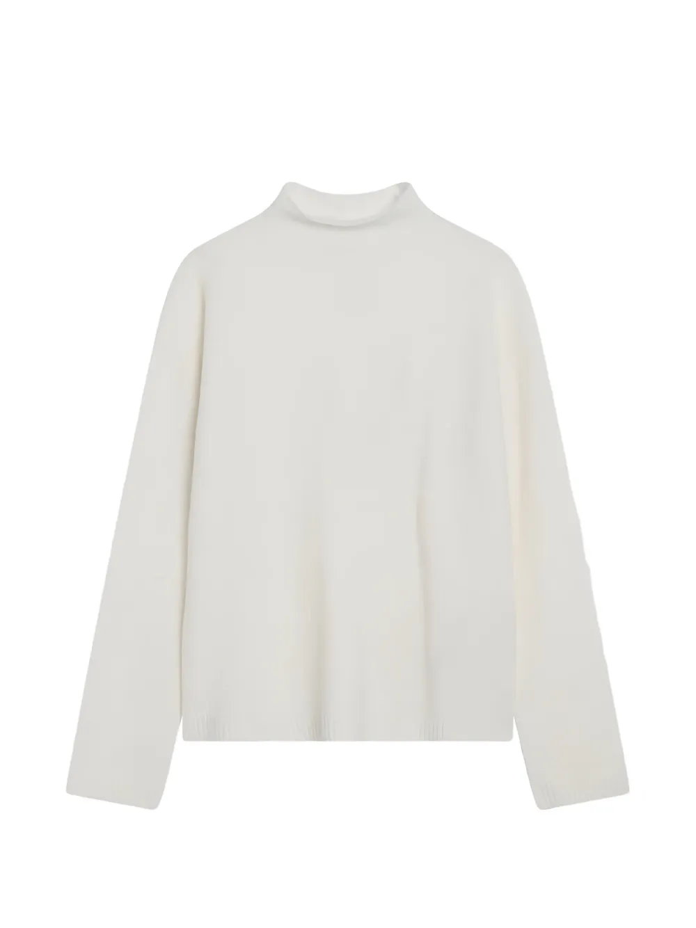 Max Mara high-neck ribbed-trim sweater - Nude