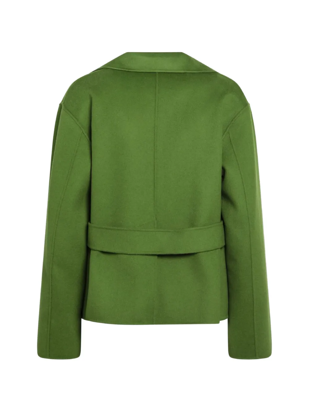 Weekend Max Mara cropped boxy-fit jacket Groen