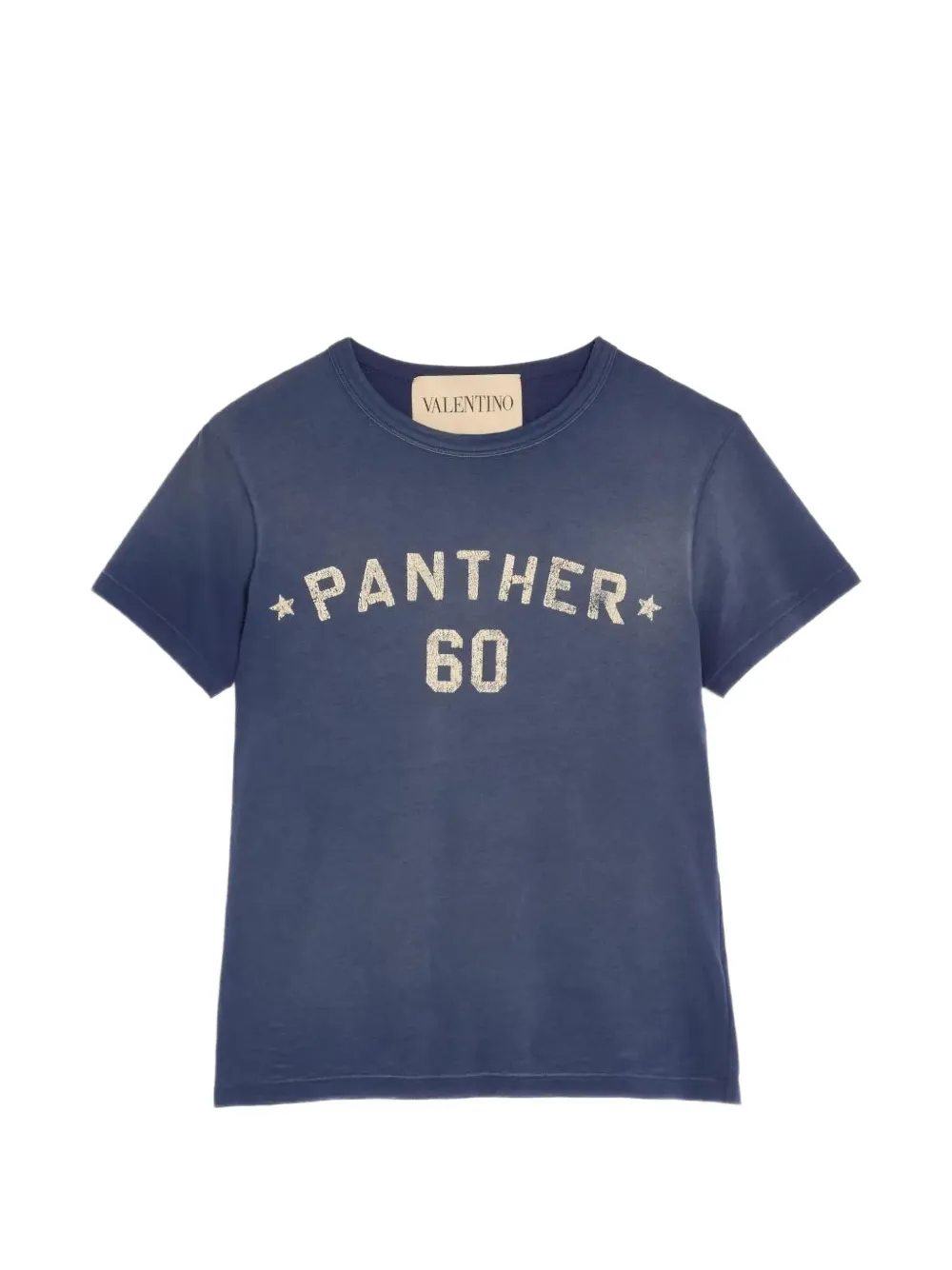 Valentino Garavani logo-print cotton T-shirt - Blau