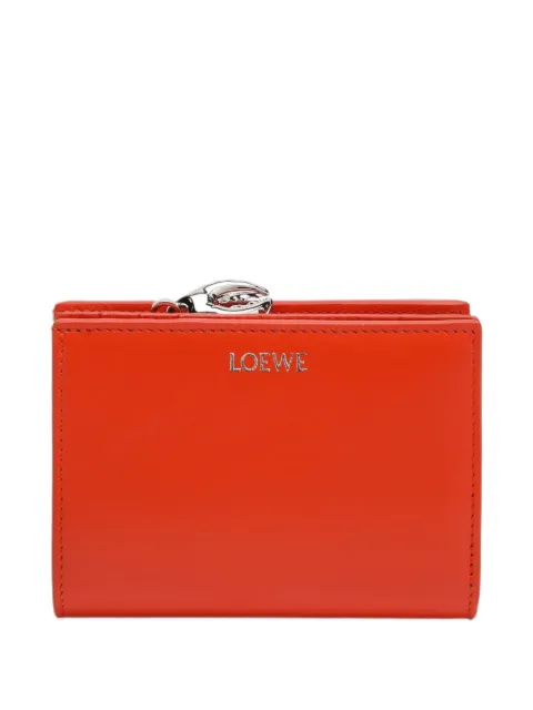 LOEWE Claw compact wallet in glossy lambskin