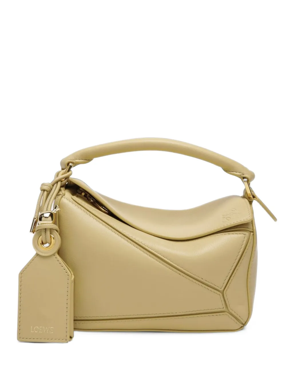 LOEWE mini Featherlight Puzzle bag in nappa lambskin - Neutrals