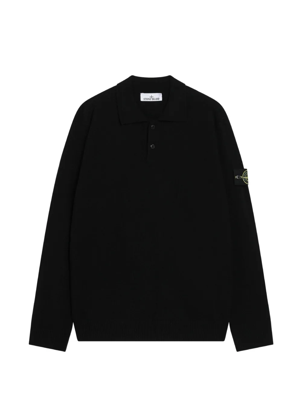 Stone Island 5100018 light rws-geelong-wool jumper - Nero