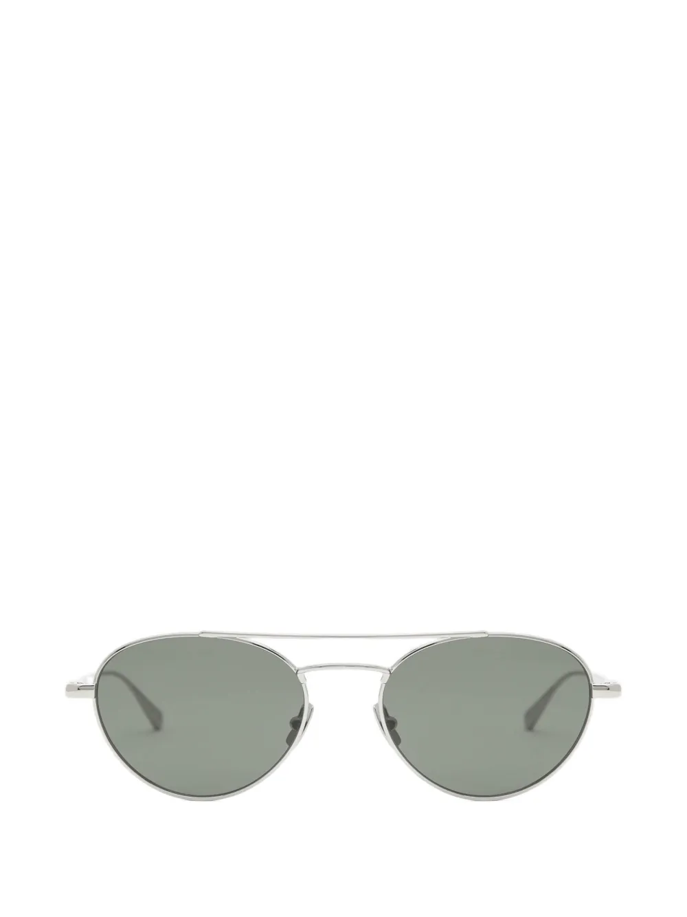 Saint Laurent Eyewear Occhiali da sole con montatura stile pilota - Argento