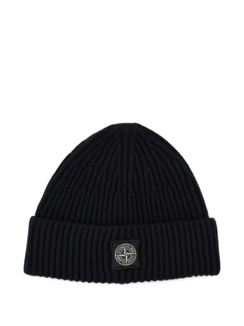 Stone Island N100002 full-rib rws-wool beanie