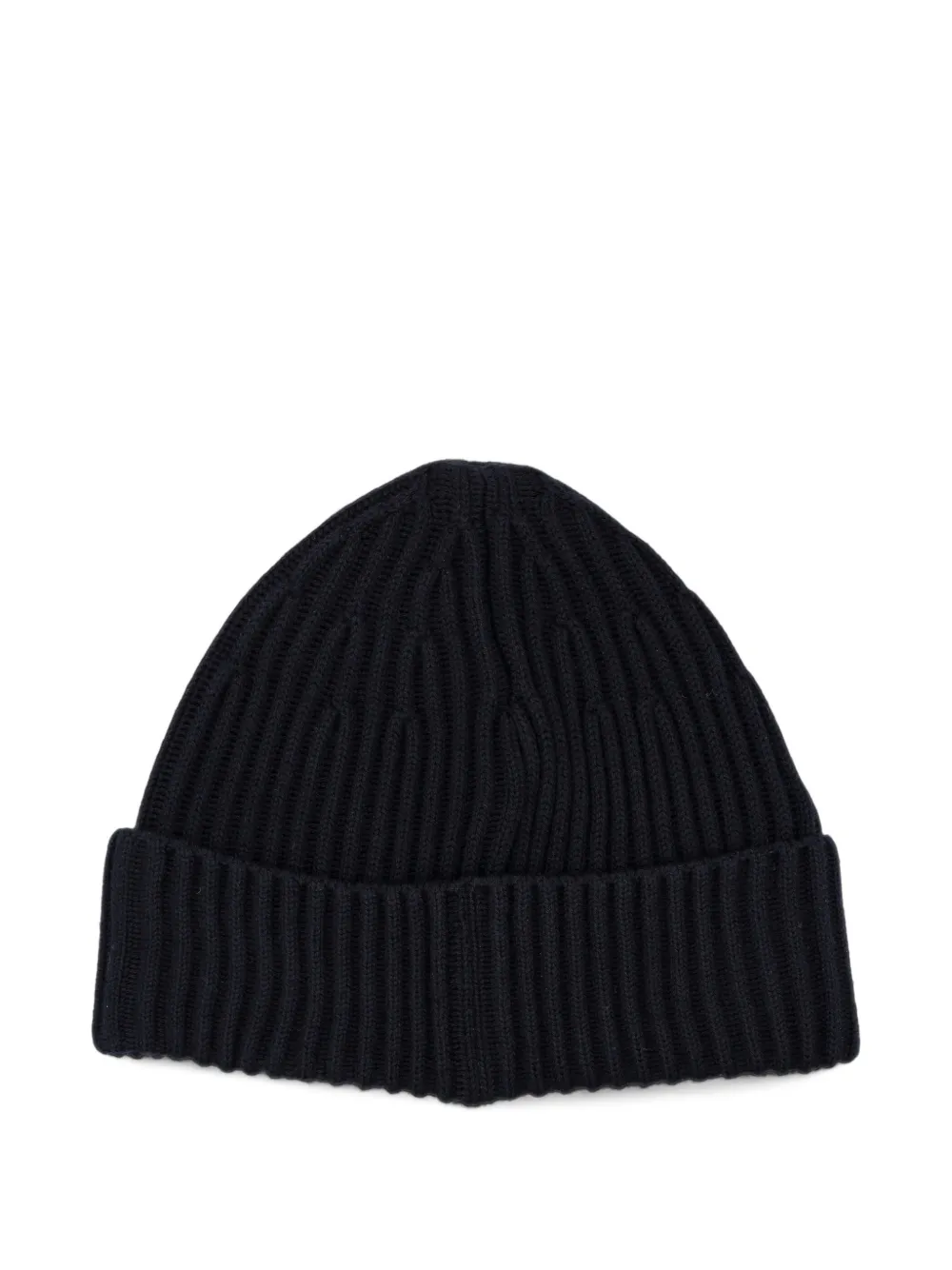 Stone Island N100002 full-rib rws-wool beanie Blauw