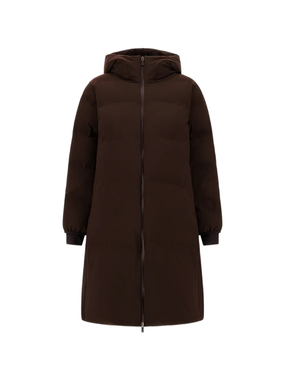 Herno quilted hooded coat - Braun