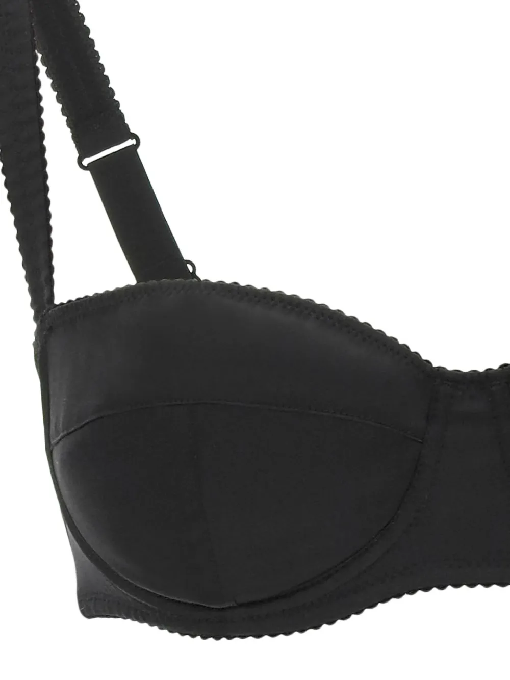 Dolce & Gabbana satin balconette bra Zwart