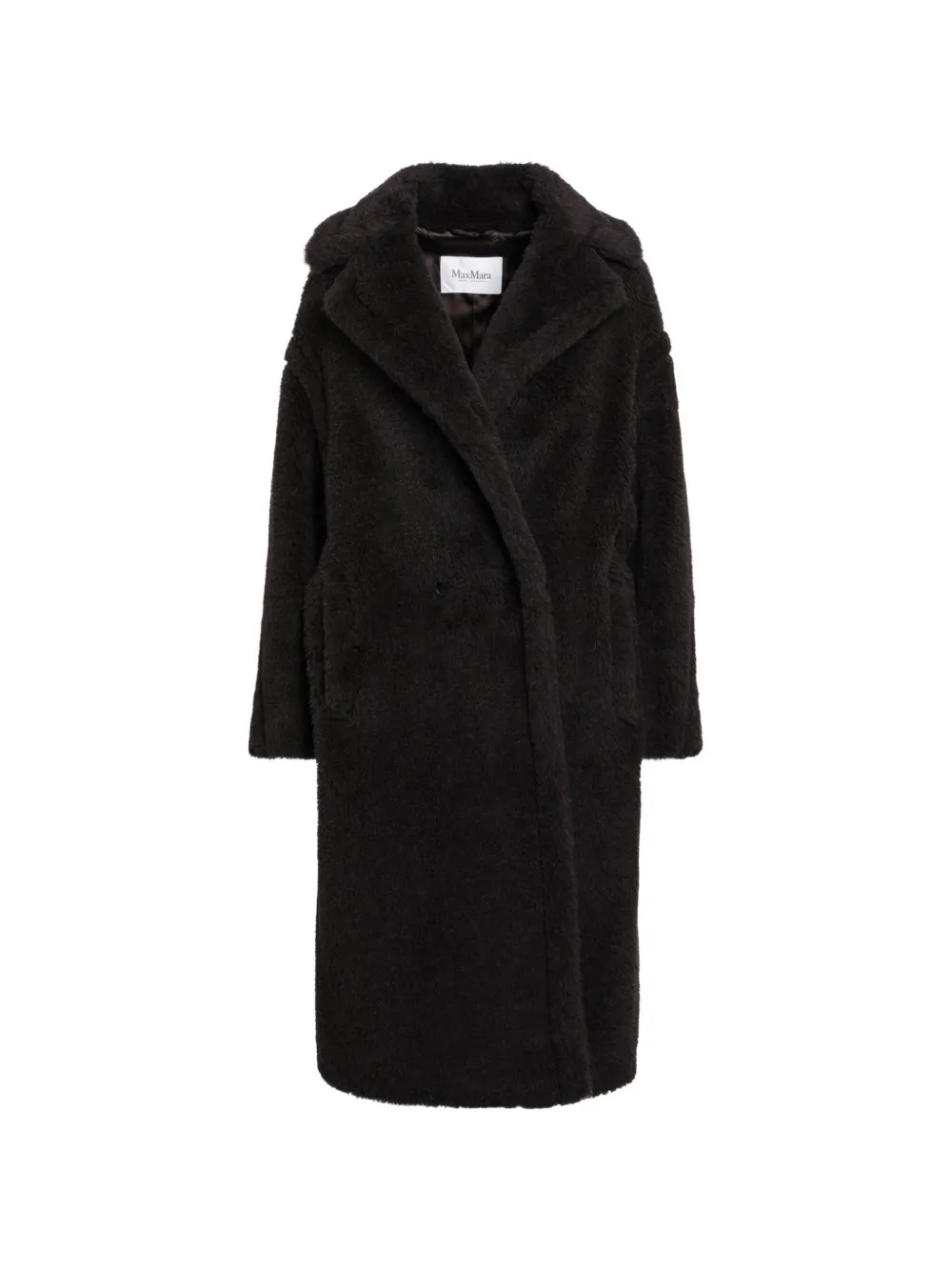 Max Mara Teddy Bear Icon Coat in alpaca and wool - Brown