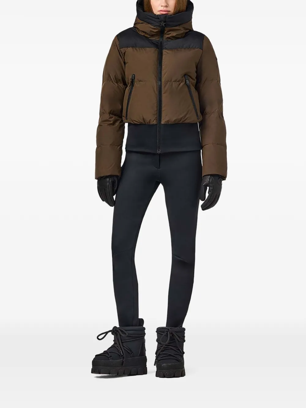 Goldbergh Village quilted hooded ski jacket Bruin