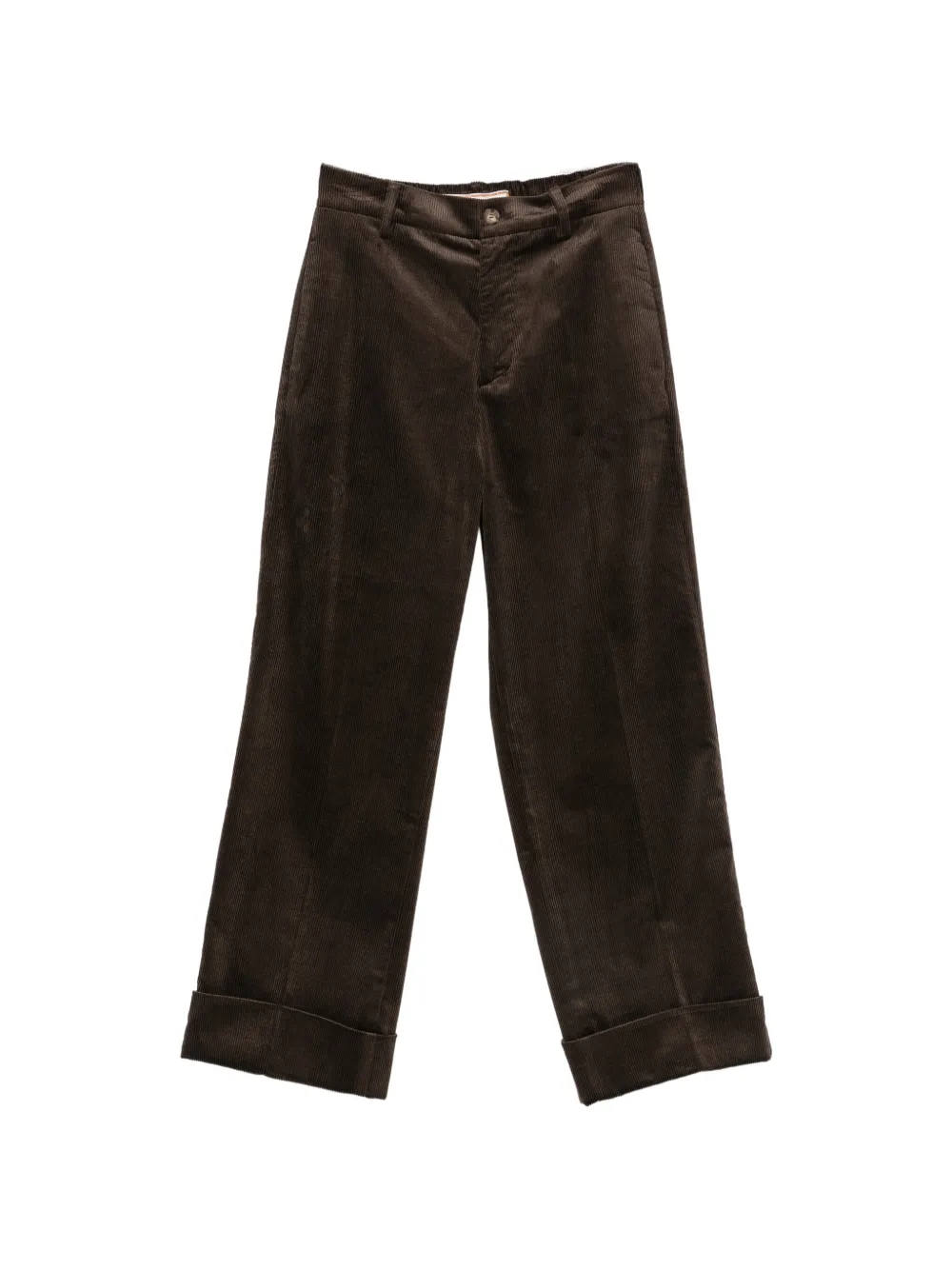 BONHEUR Dali corduroy turned-up trousers - Marron BONHEUR Dali corduroy turned-up trousers - Marron