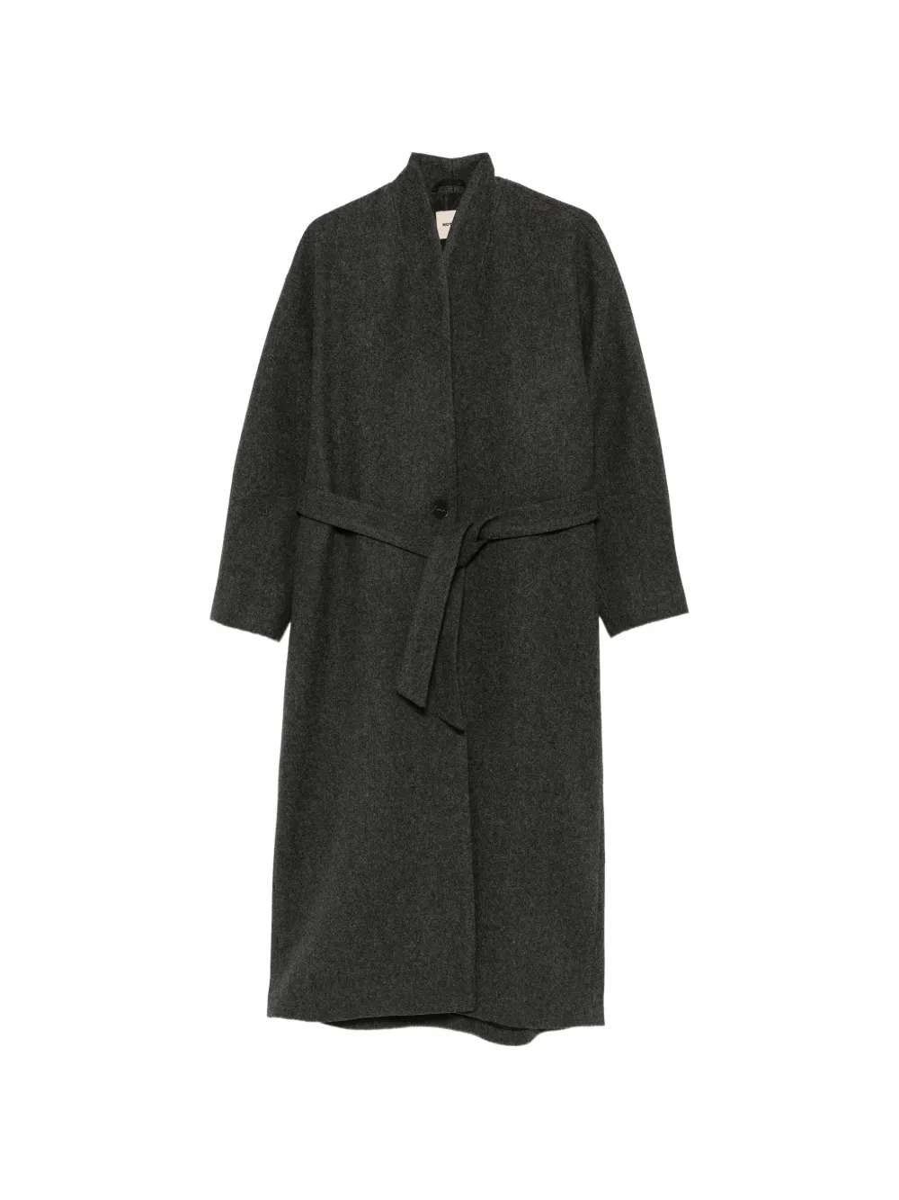 noyoco Aure belted coat - Grey