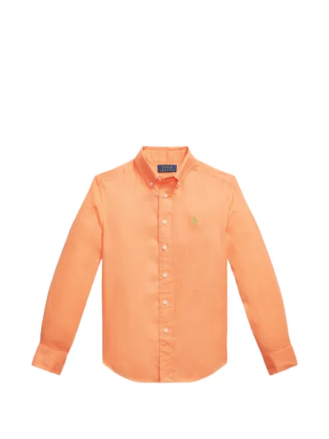 POLO RALPH LAUREN KIDS logo-embroidered shirt