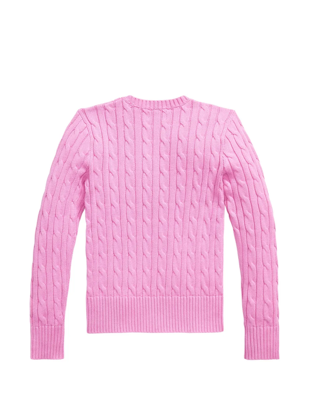 POLO RALPH LAUREN KIDS cable-knit cardigan Roze