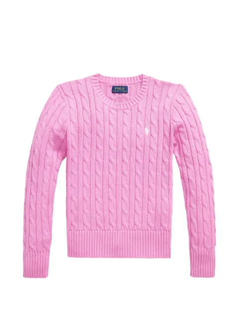 POLO RALPH LAUREN KIDS cable-knit cardigan
