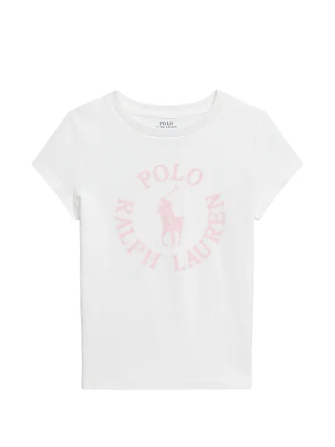 POLO RALPH LAUREN KIDS playera con logo estampado