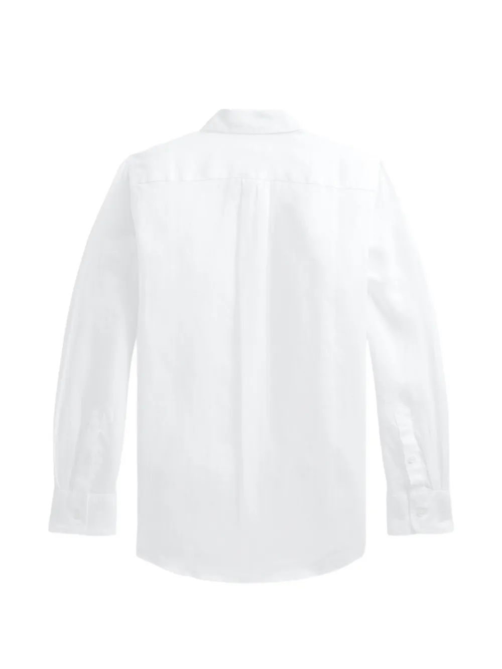 POLO RALPH LAUREN KIDS logo-embroidered shirt Wit