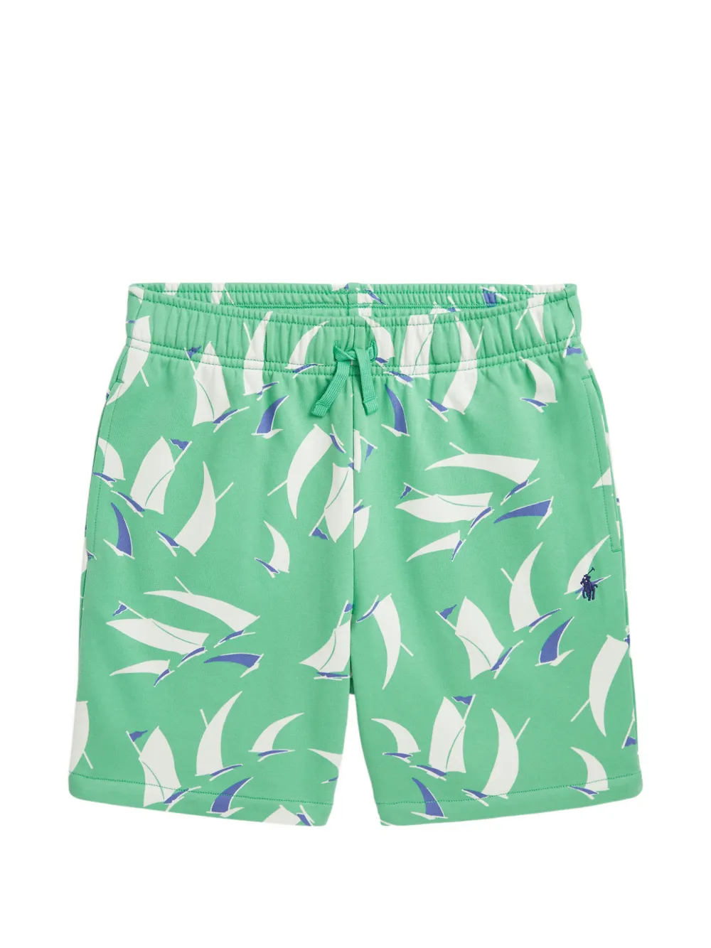 POLO RALPH LAUREN KIDS logo-detail shorts Groen