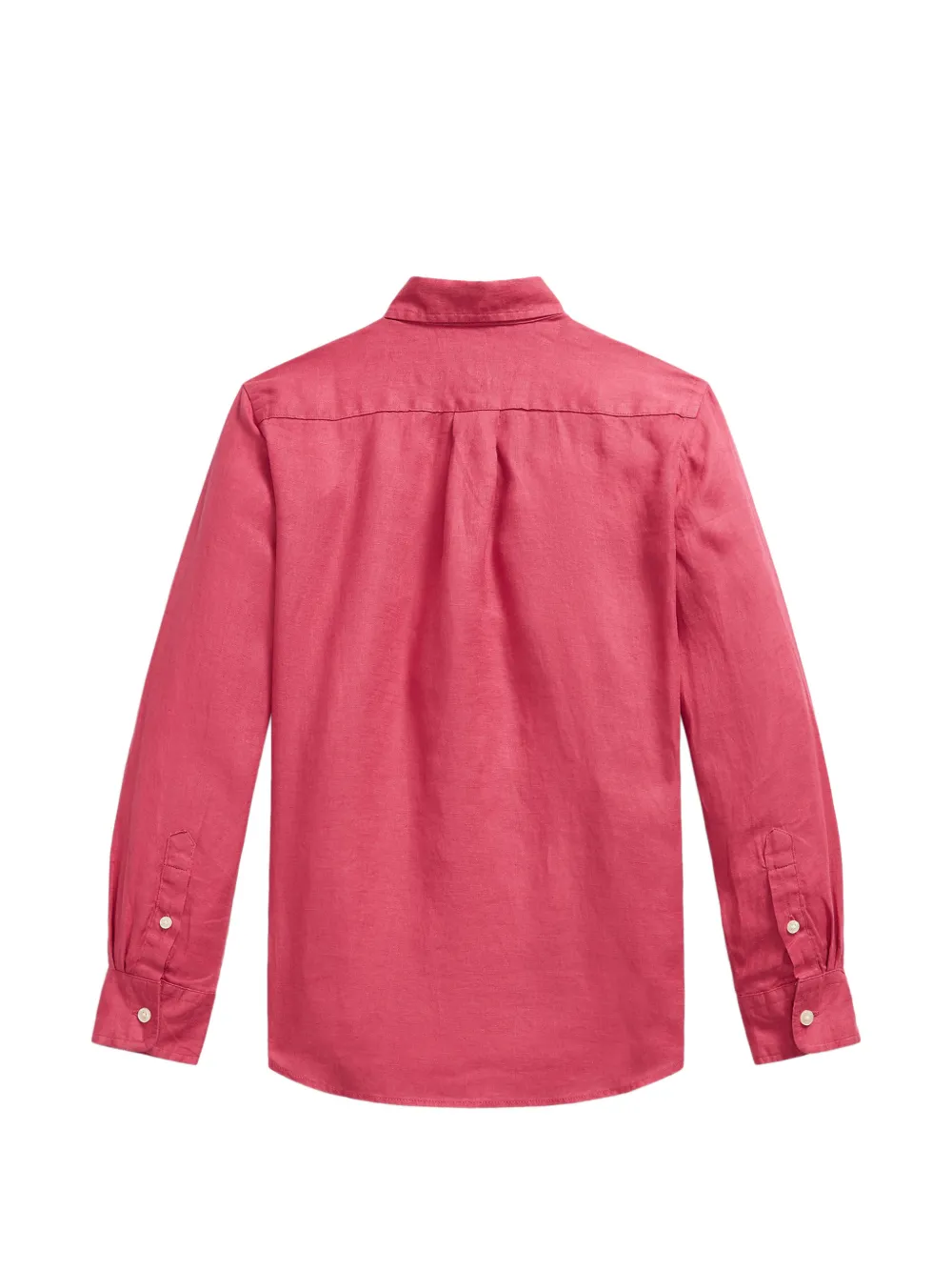 POLO RALPH LAUREN KIDS embroidered-logo shirt Rood