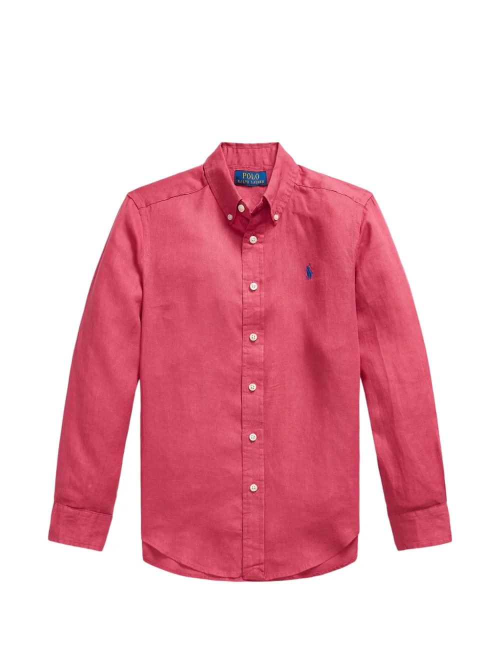 POLO RALPH LAUREN KIDS embroidered-logo shirt - Rot