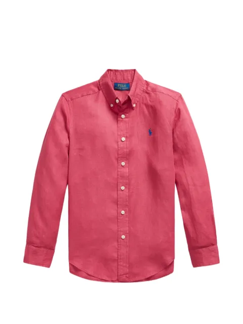 POLO RALPH LAUREN KIDS embroidered-logo shirt