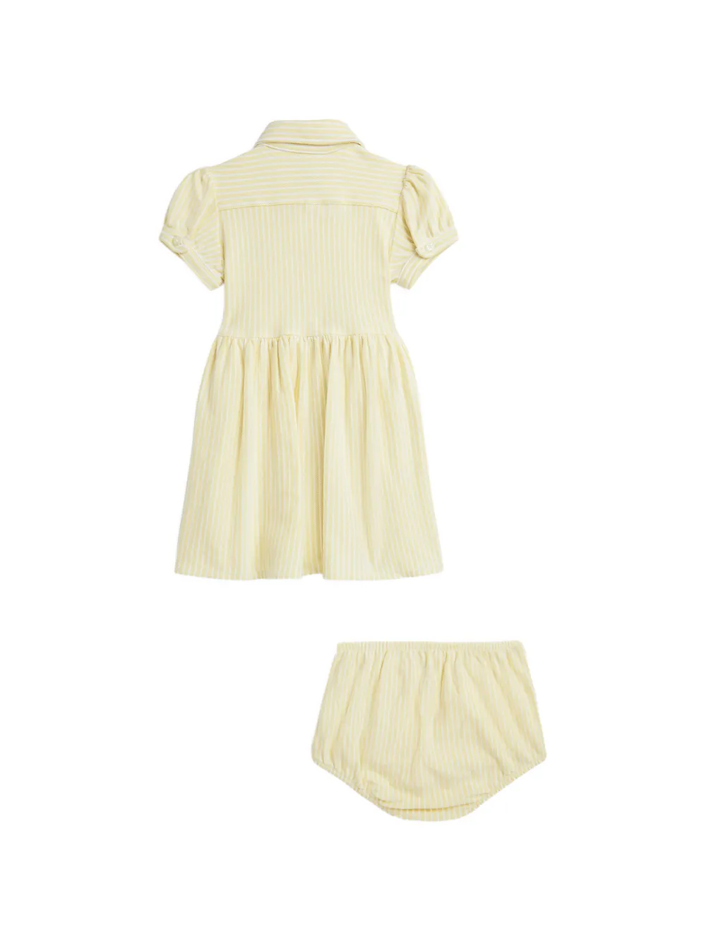 POLO RALPH LAUREN KIDS striped cotton dress set Geel