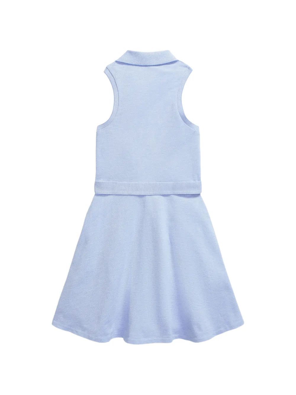 POLO RALPH LAUREN KIDS sleeveless belted dress Blauw
