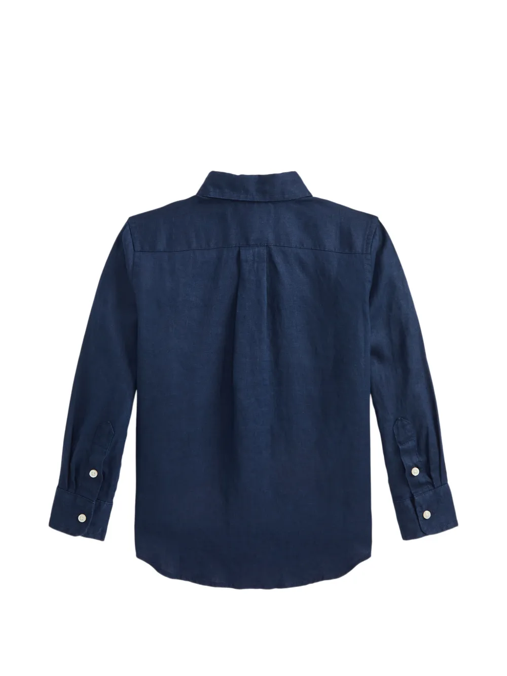 POLO RALPH LAUREN KIDS button-down shirt Blauw