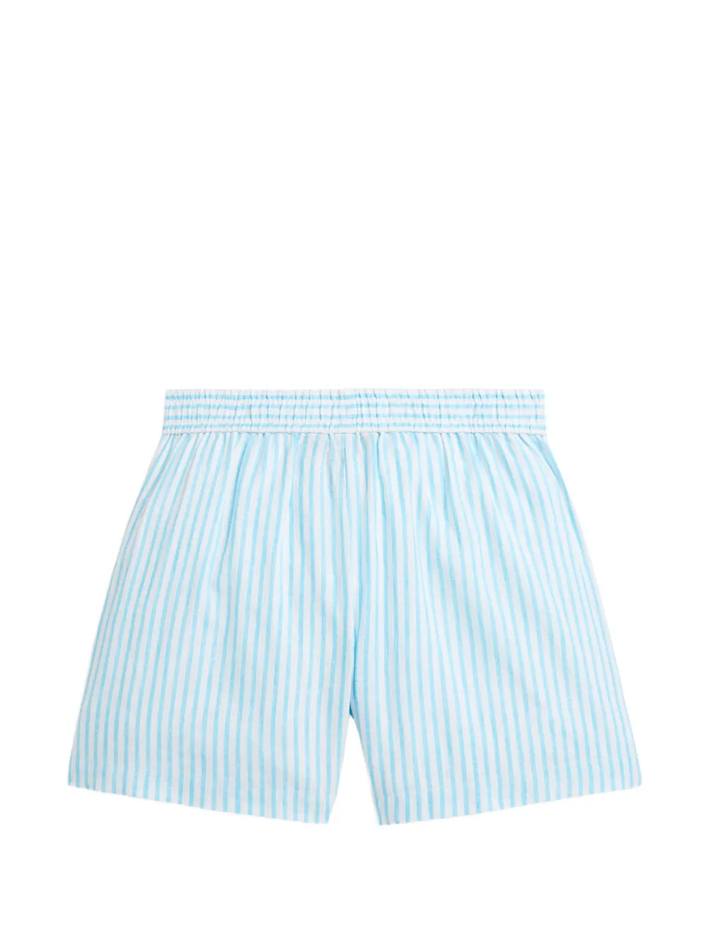 POLO RALPH LAUREN KIDS striped drawstring shorts Wit