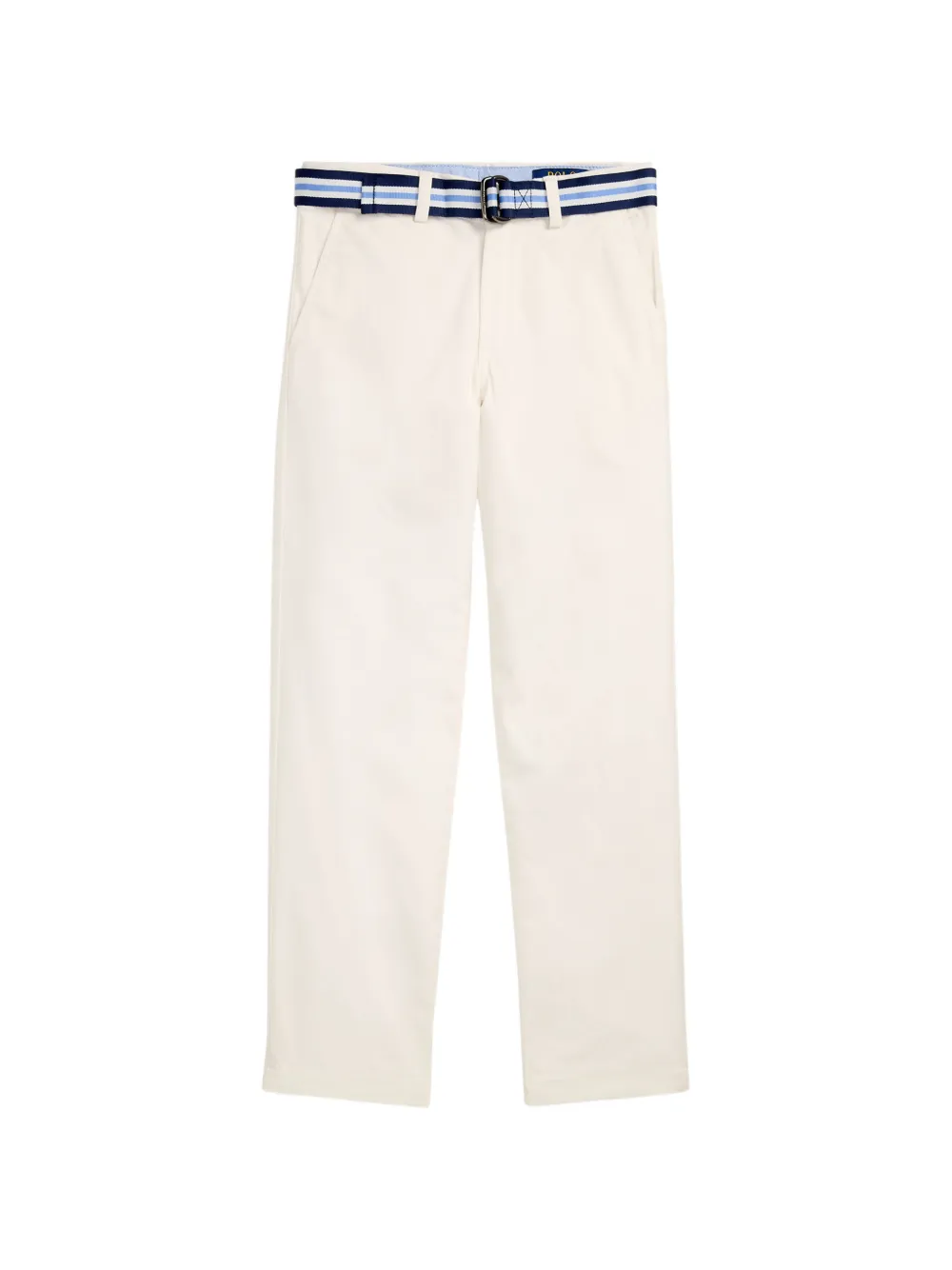 POLO RALPH LAUREN KIDS Pony-embroidered trousers - Nude