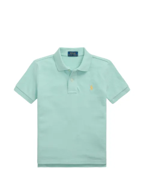 POLO RALPH LAUREN KIDS playera tipo polo de piqué con logo bordado