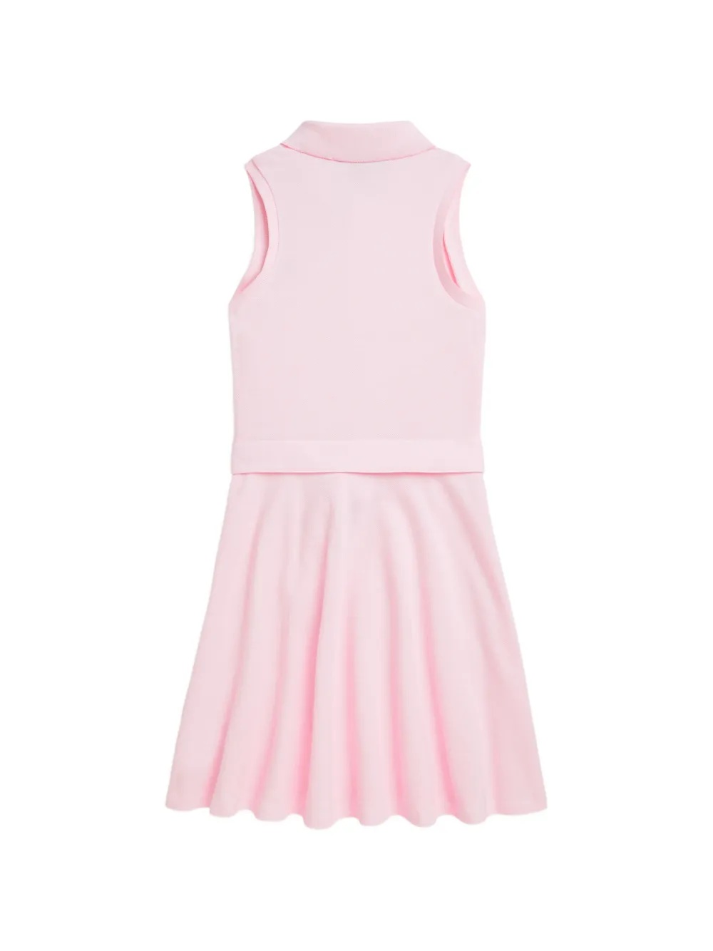 POLO RALPH LAUREN KIDS logo-embroidered sleeveless dress Roze