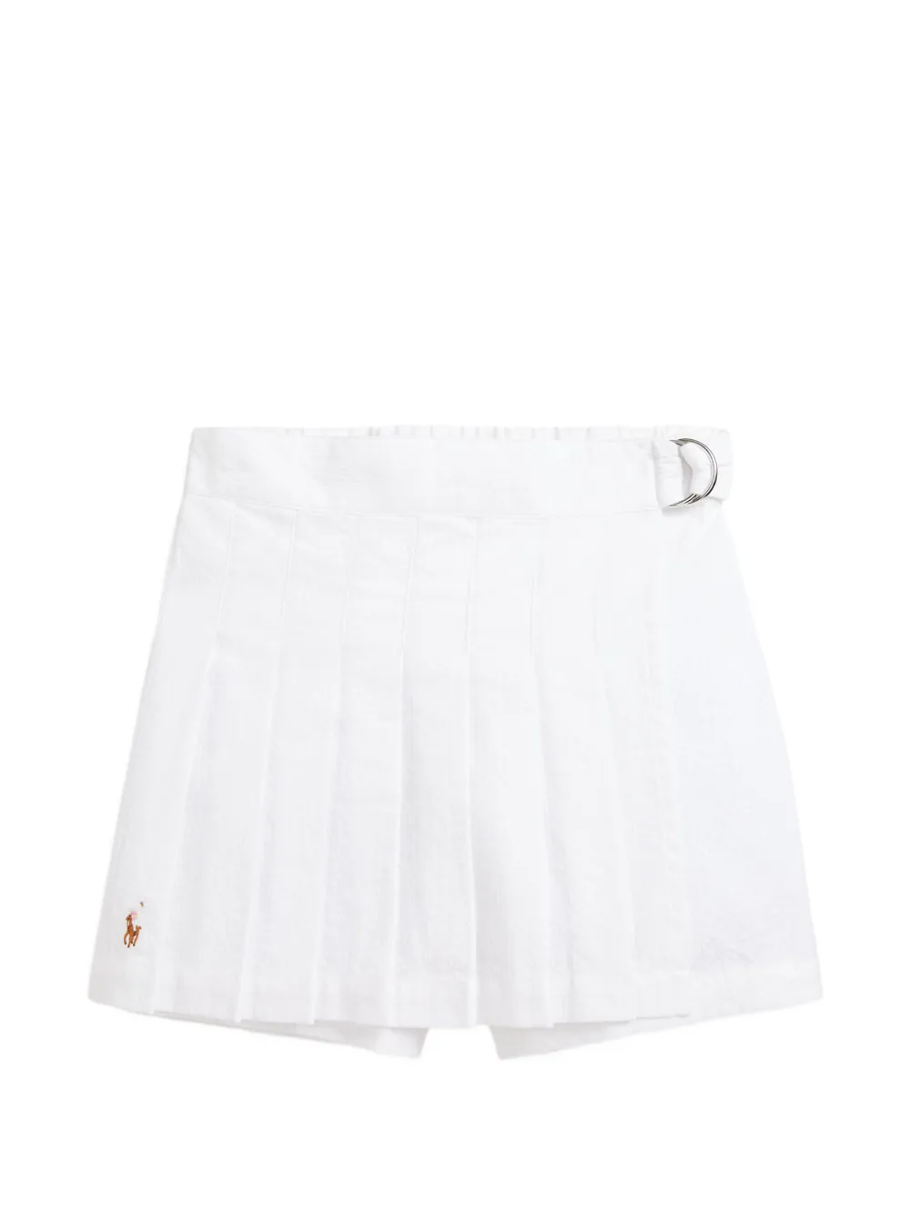 POLO RALPH LAUREN KIDS pleated-panel shorts Wit