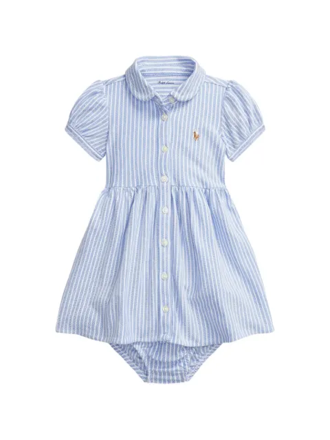 POLO RALPH LAUREN KIDS striped cotton dress