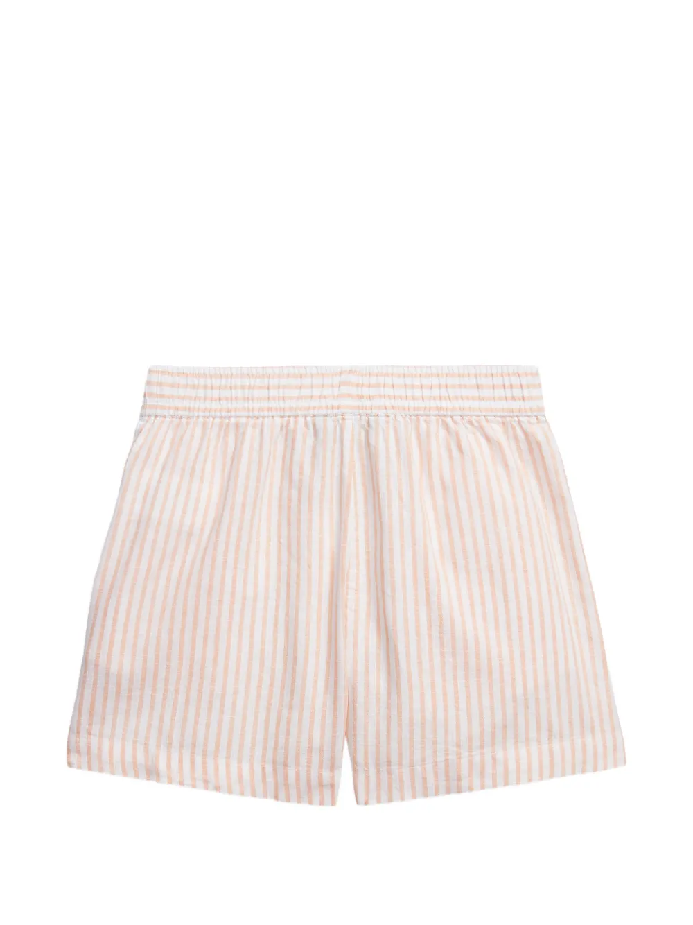 POLO RALPH LAUREN KIDS vertical-stripe drawstring shorts Oranje